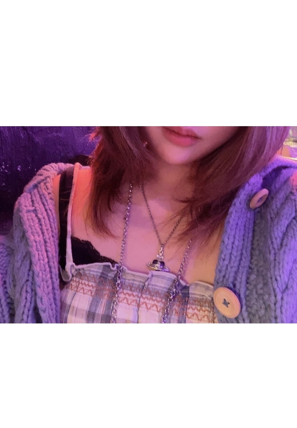 소라색 니트가디건 모리걸☃️ 상품이미지1