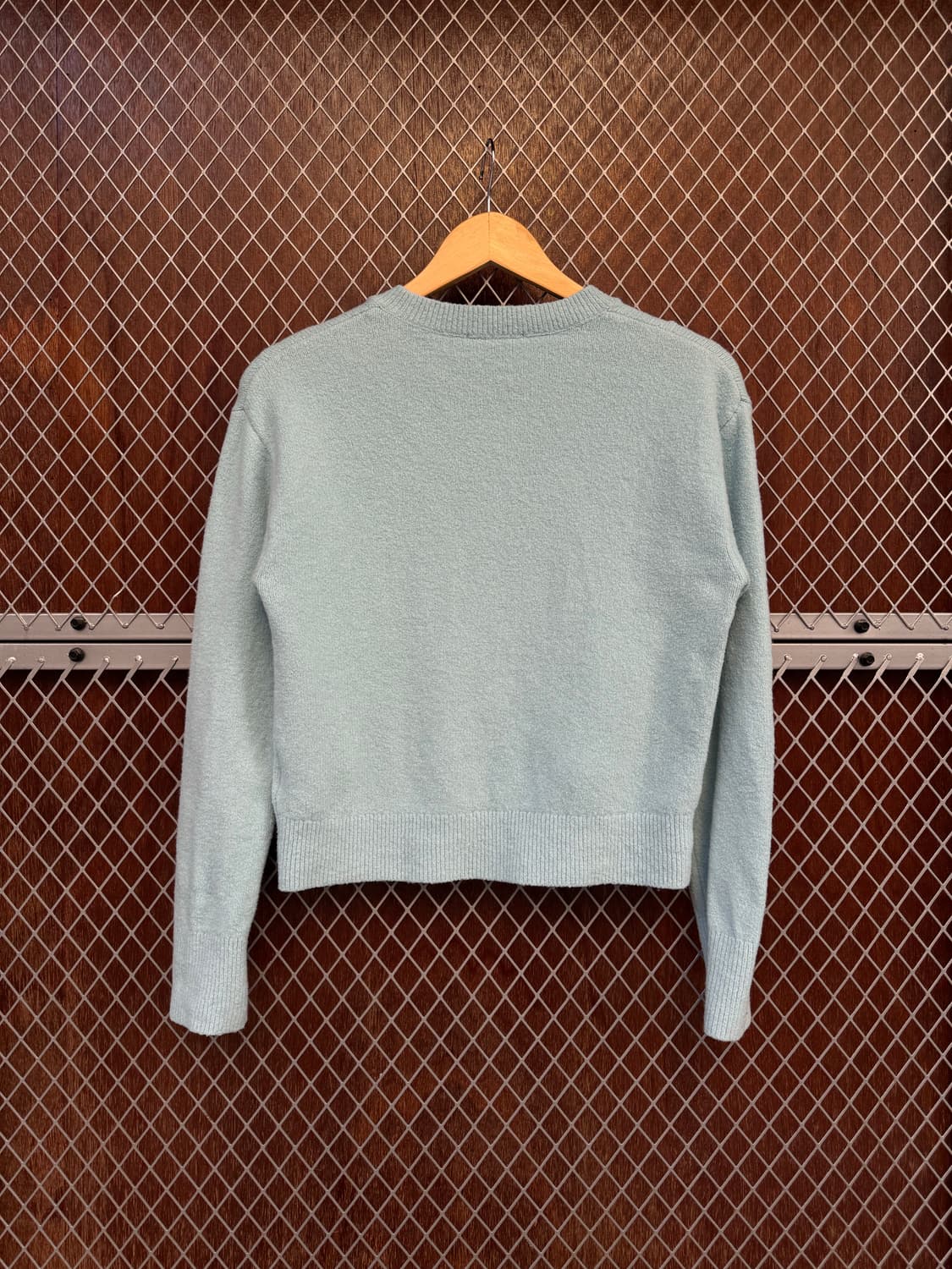 앤아더스토리즈 베이직 스카이블루 울 니트 가디건 M 상품이미지6