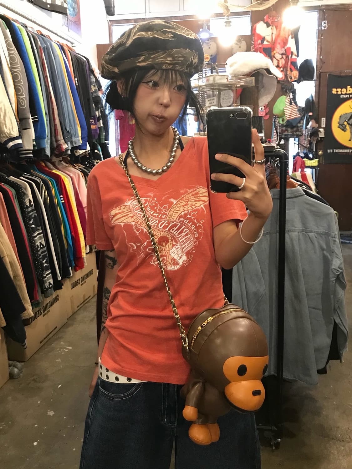 < Harley-Davidson Printing T-shirt > 상품이미지8