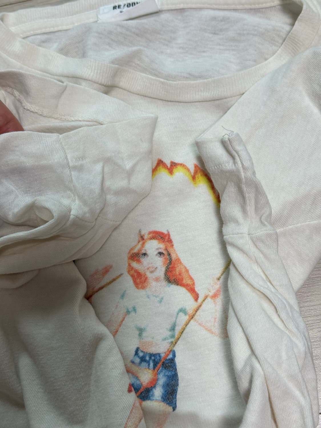 리던 데빌걸스 빈티지 티셔츠 상품이미지4