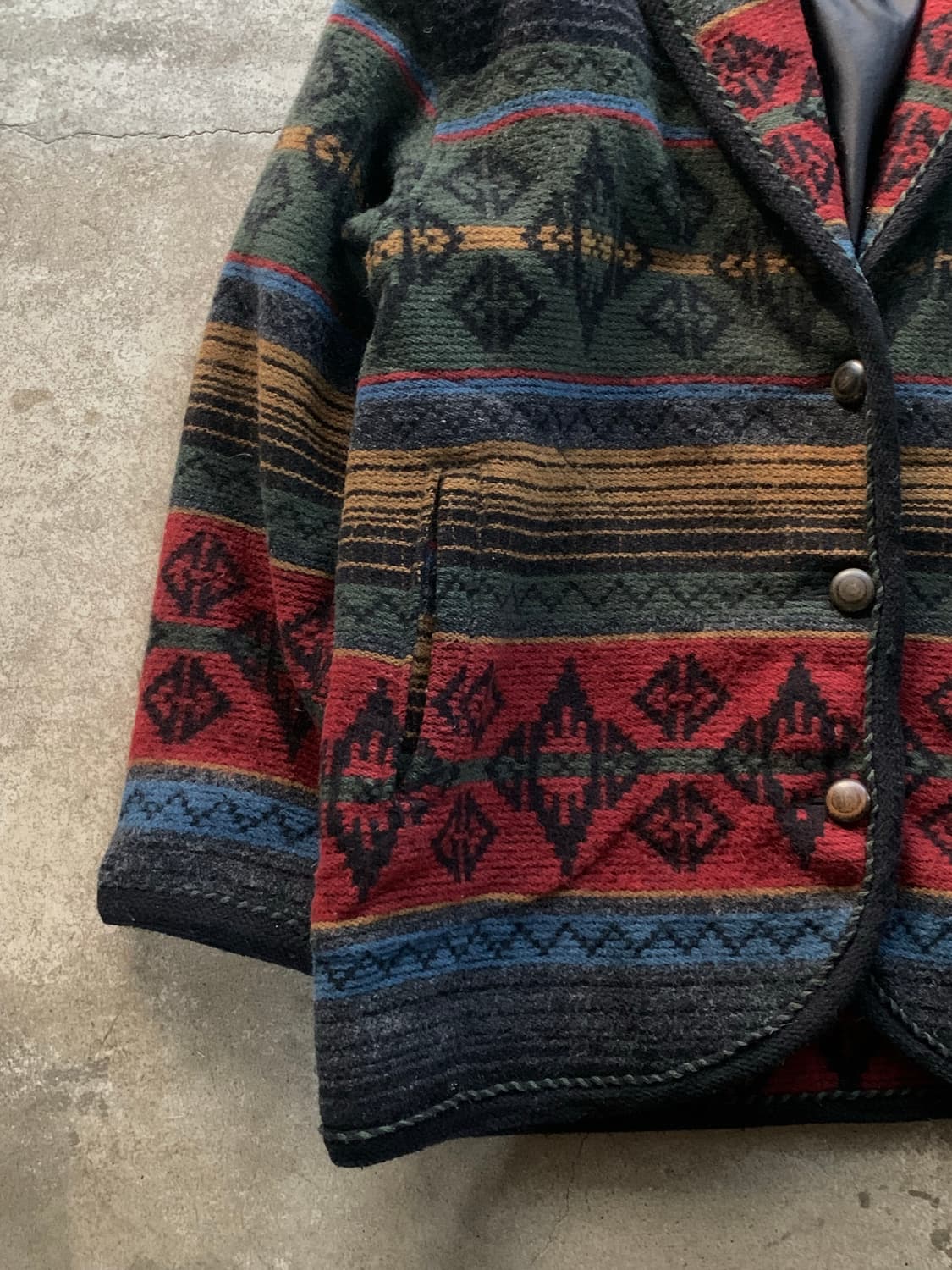 80s 울리치 네이티브 울 블랭킷 자켓 상품이미지4