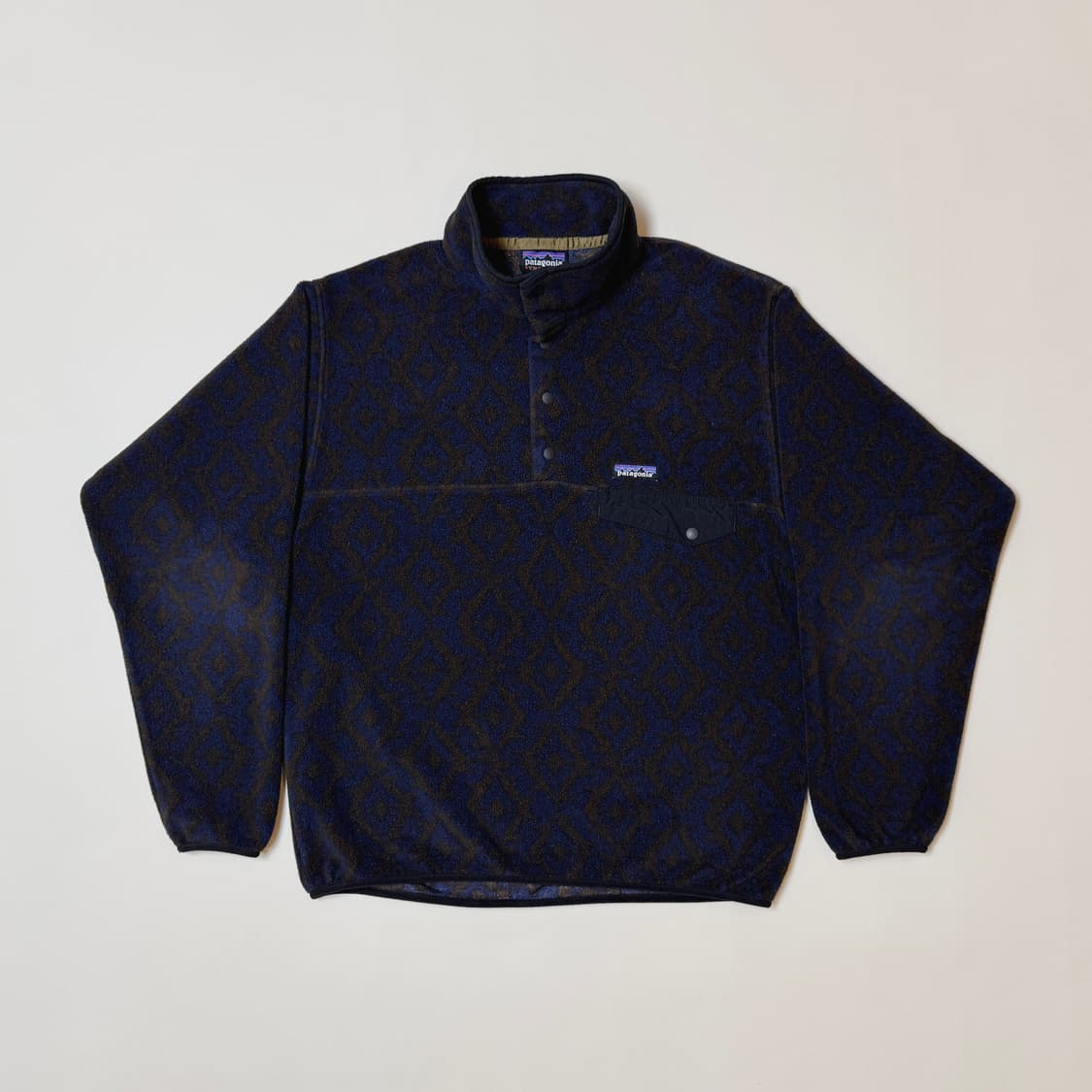 [M] 파타고니아 신칠라 플리스 후리스 아즈텍 패턴 지오 네이비 상품이미지1