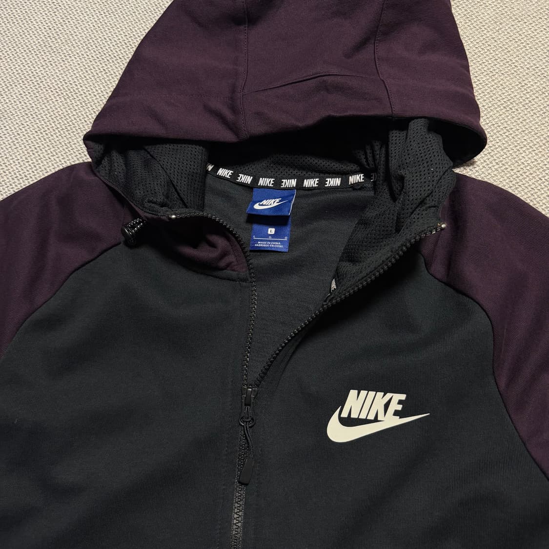 나이키 스몰로고 후드집업 상품이미지2