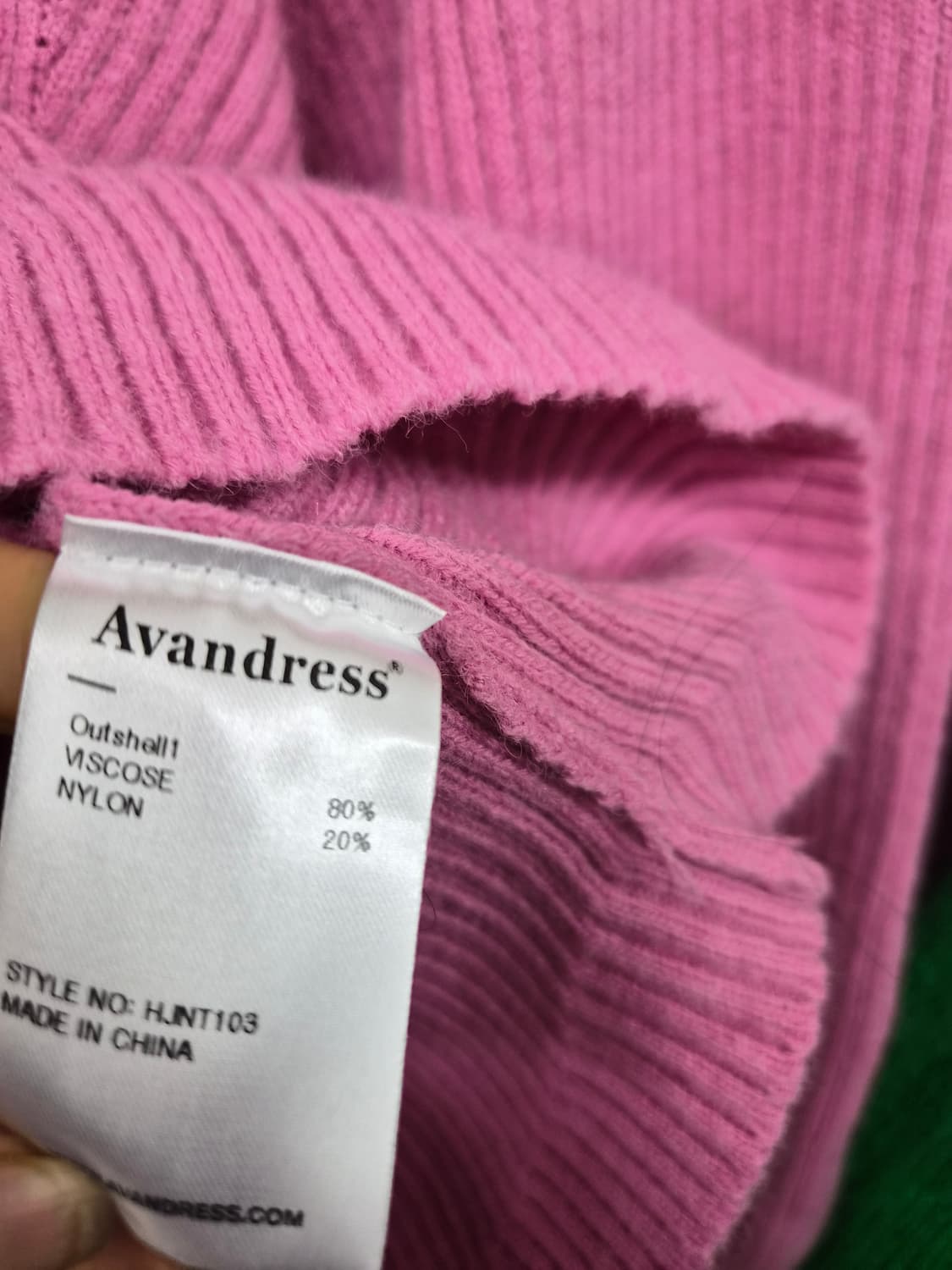 어반드레스 스퀘어라운드 핑크벌룬 골지니트 상품이미지7