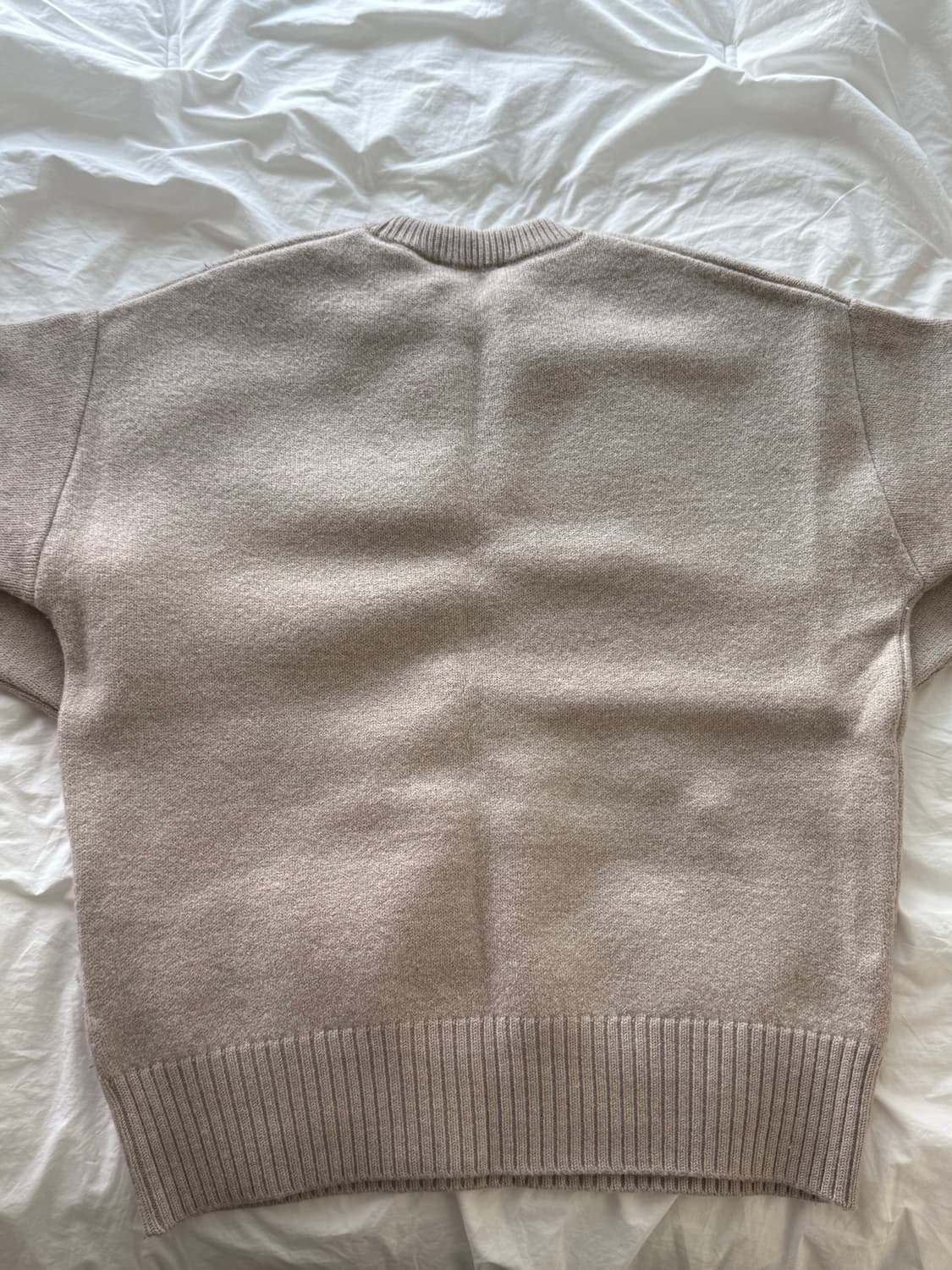 AMI 아미 빅 하트 로고 니트 상품이미지3