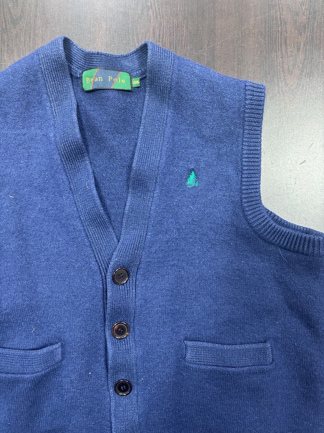 빈폴 네이비 니트 조끼 상품이미지2