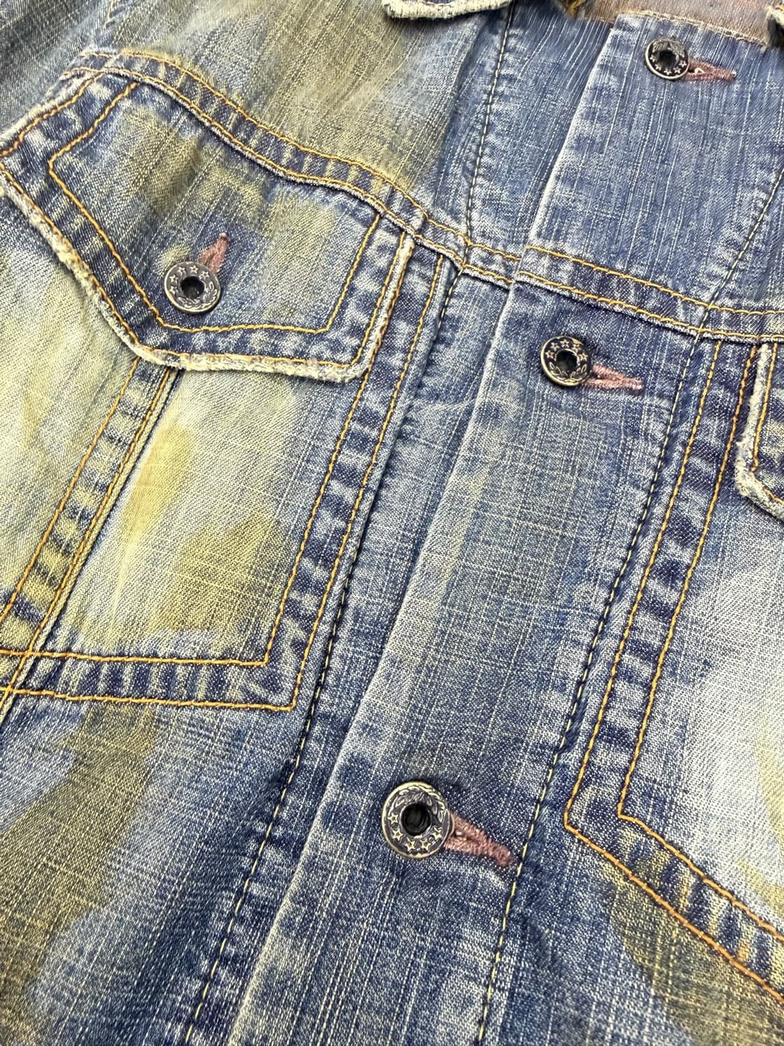 JPN blueway nippon 옐로우 워싱 데님자켓 상품이미지8