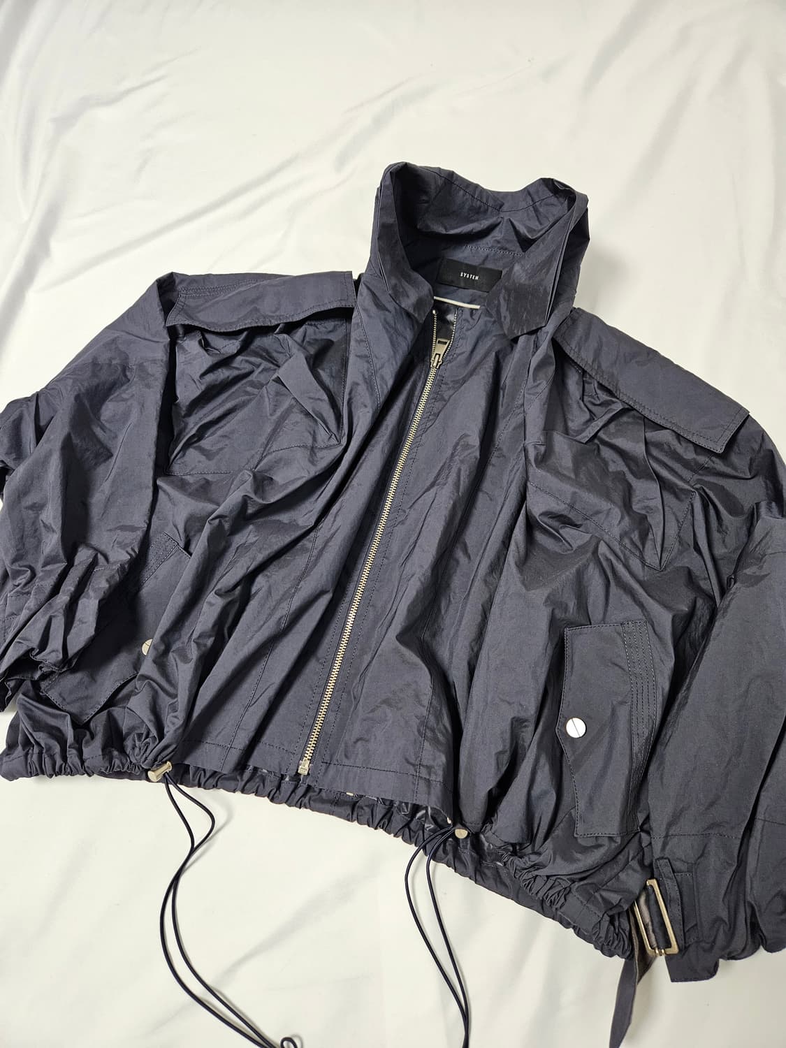 시스템 SYSTEM 한섬 스트링 바람막이 후드자켓 여성82 (거의새상품) 상품이미지2