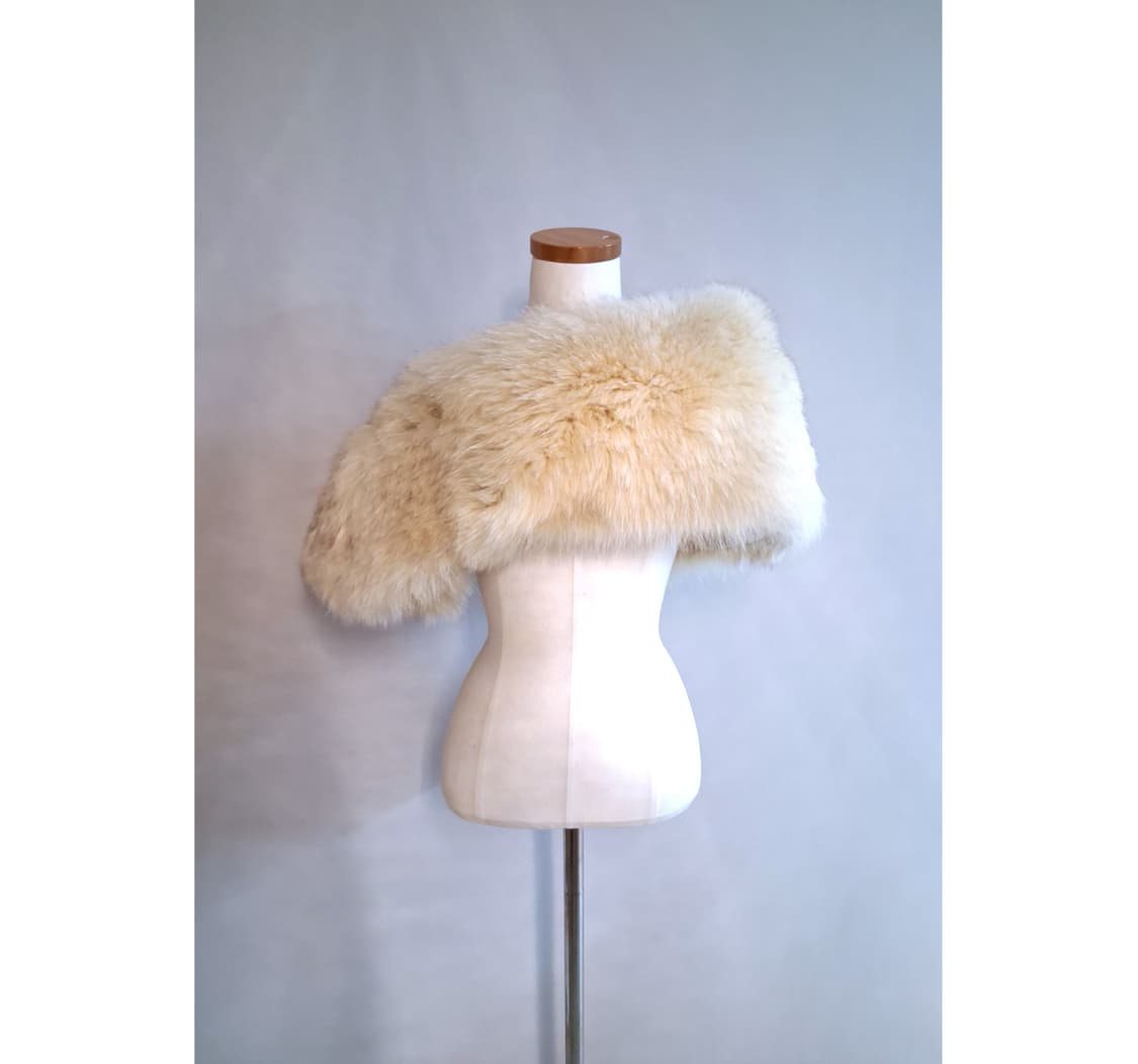 리얼 폭스퍼 아이보리 숄(스톨, 스카프, 머플러) 상품이미지1