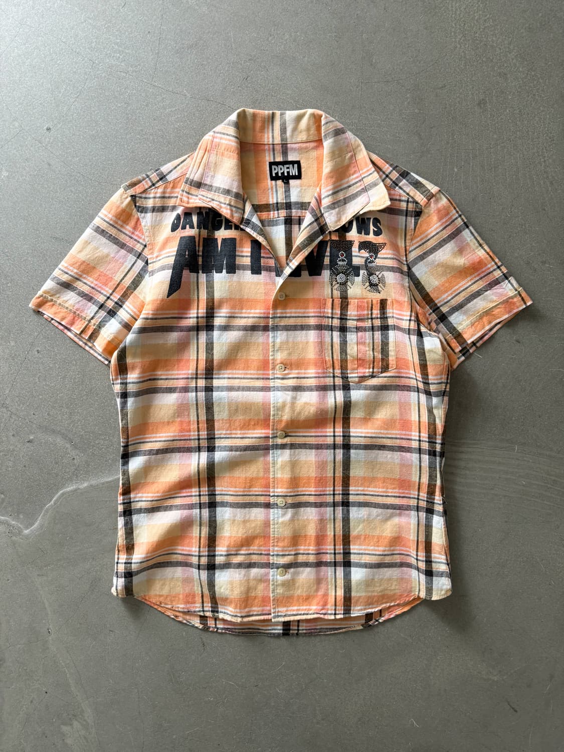 Vintage PPFM Pocket Check Shirt 상품이미지1