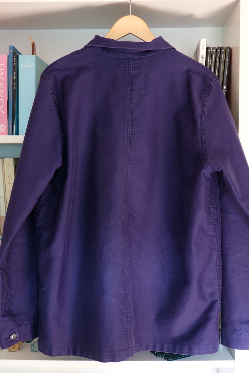 [판매] 르몽생미셸 몰스킨 워크자켓 블루 (50사이즈,거의새것) 상품이미지7