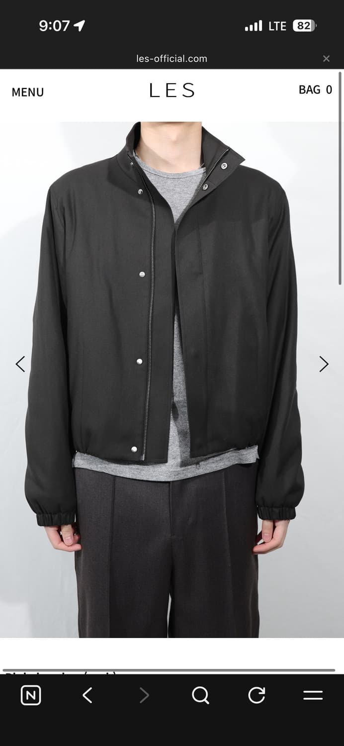 les Plain bomber (muk) 1사이즈 상품이미지1