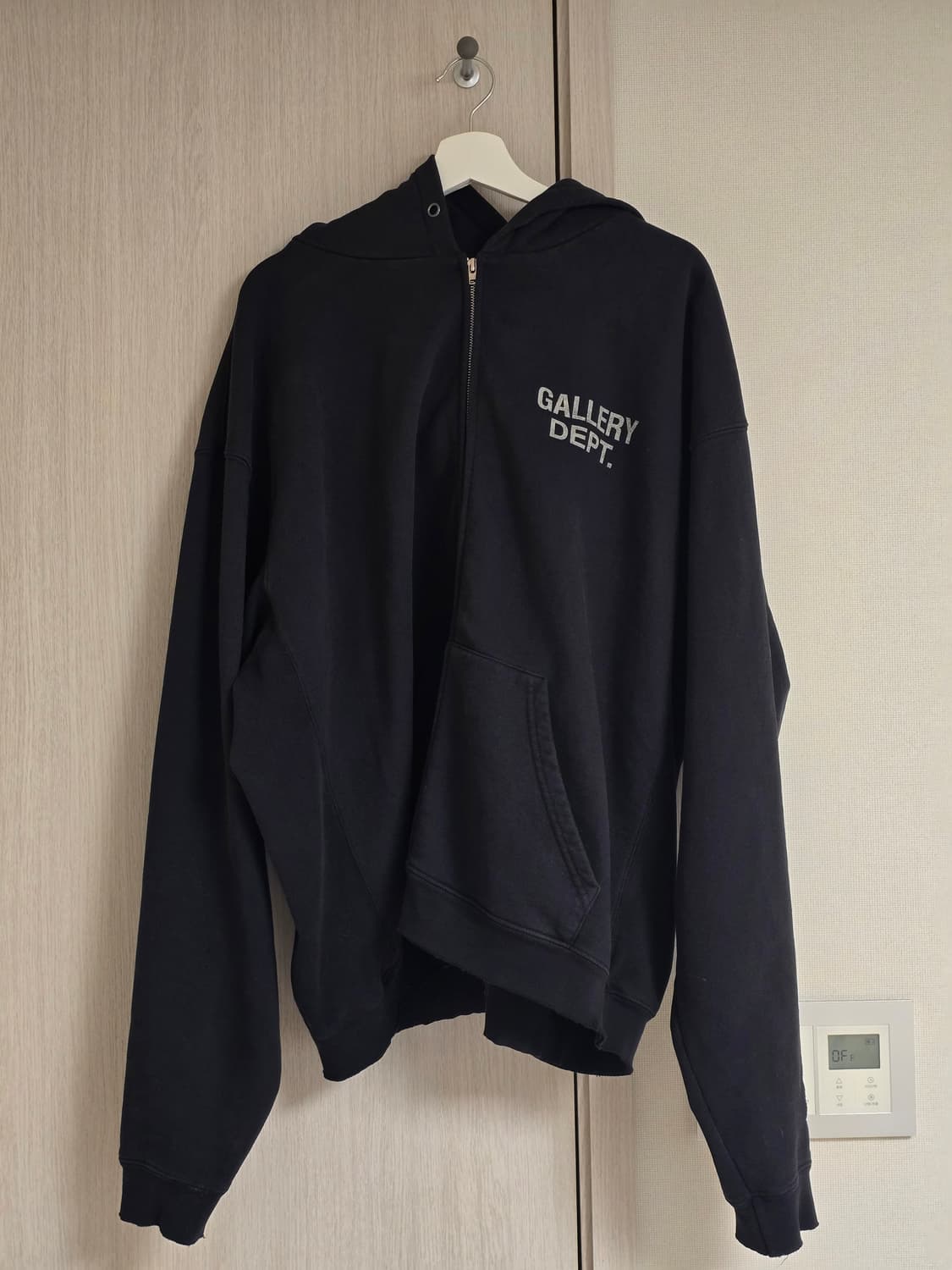 갤러리디파트먼트 90s 후드집업 블랙 L 상품이미지1