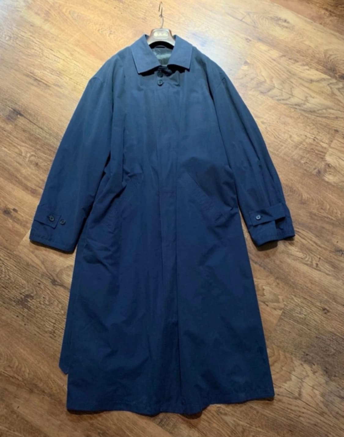 V2 BY VERSACE 베르사체 남성 롱 트렌치 코트 (네이비) 50  상품이미지1