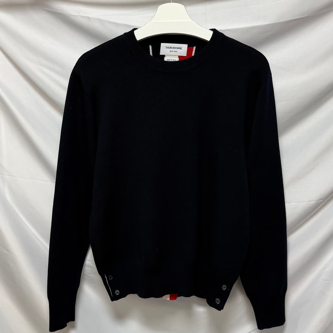 [S+급/3] 톰브라운 밀라노스티치 백삼선 니트 백화점판 상품이미지3