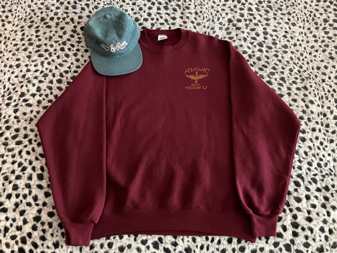 USA 빈티지 90s Jerzees 저지스 50/50 스웻셔츠 XL 러셀 상품이미지1