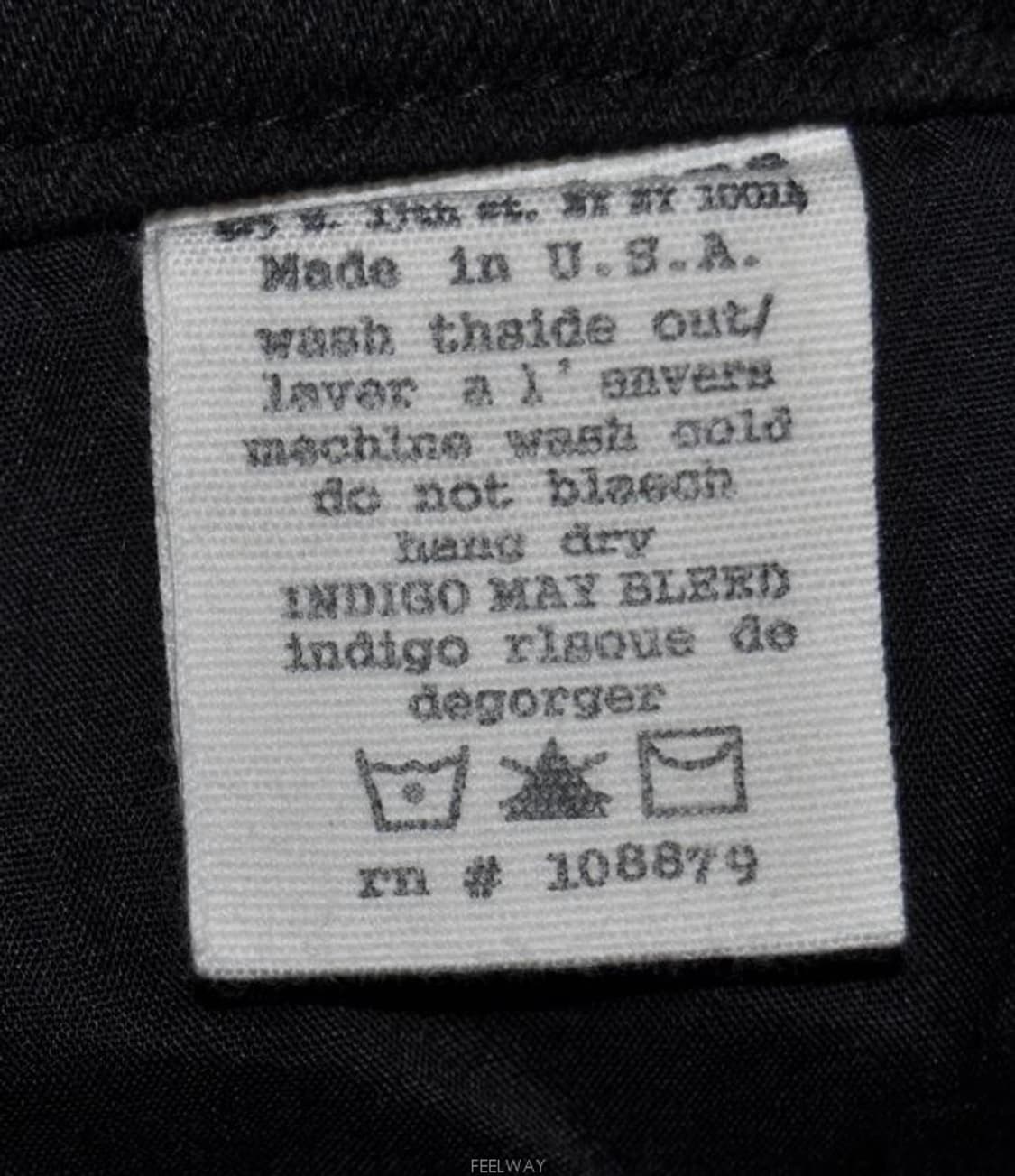 랙앤본/여성일자슬림블랙진(허리27~28) 상품이미지7