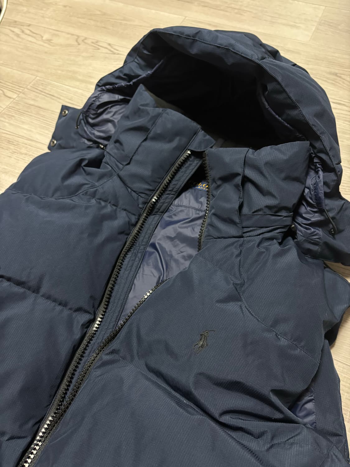 [XL] 폴로 덕다운 패딩베스트 네이비 상품이미지3