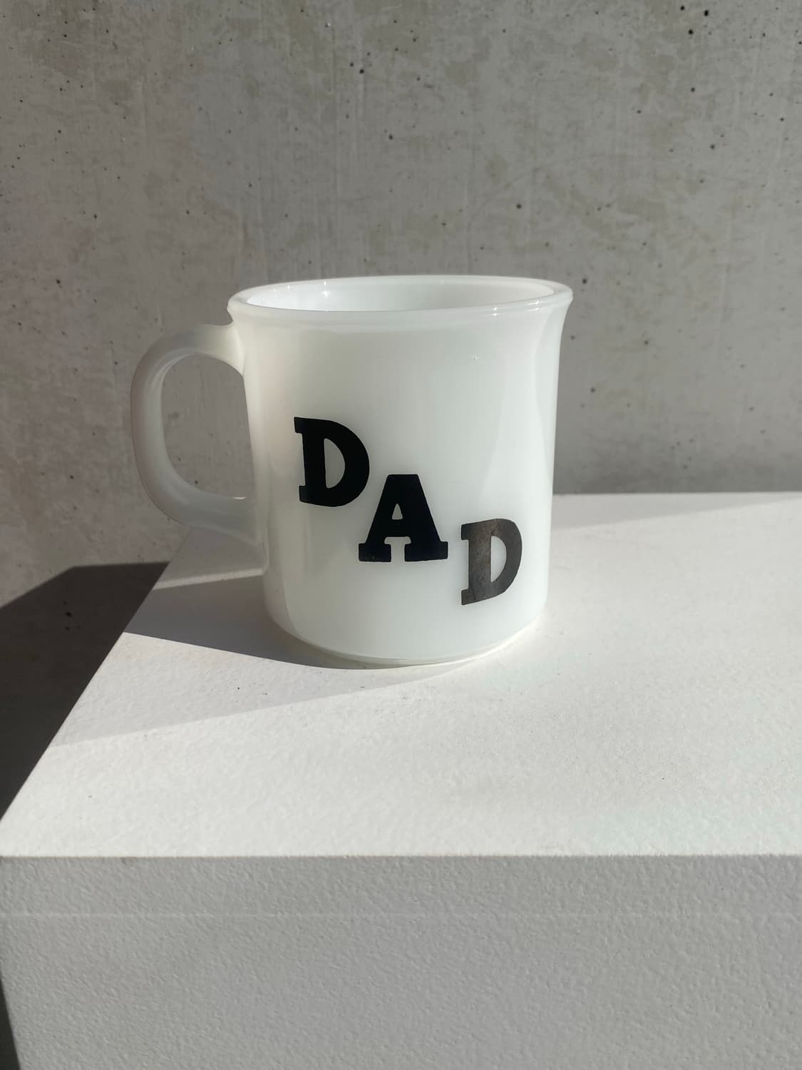 fire king dad milk glass mug 상품이미지1