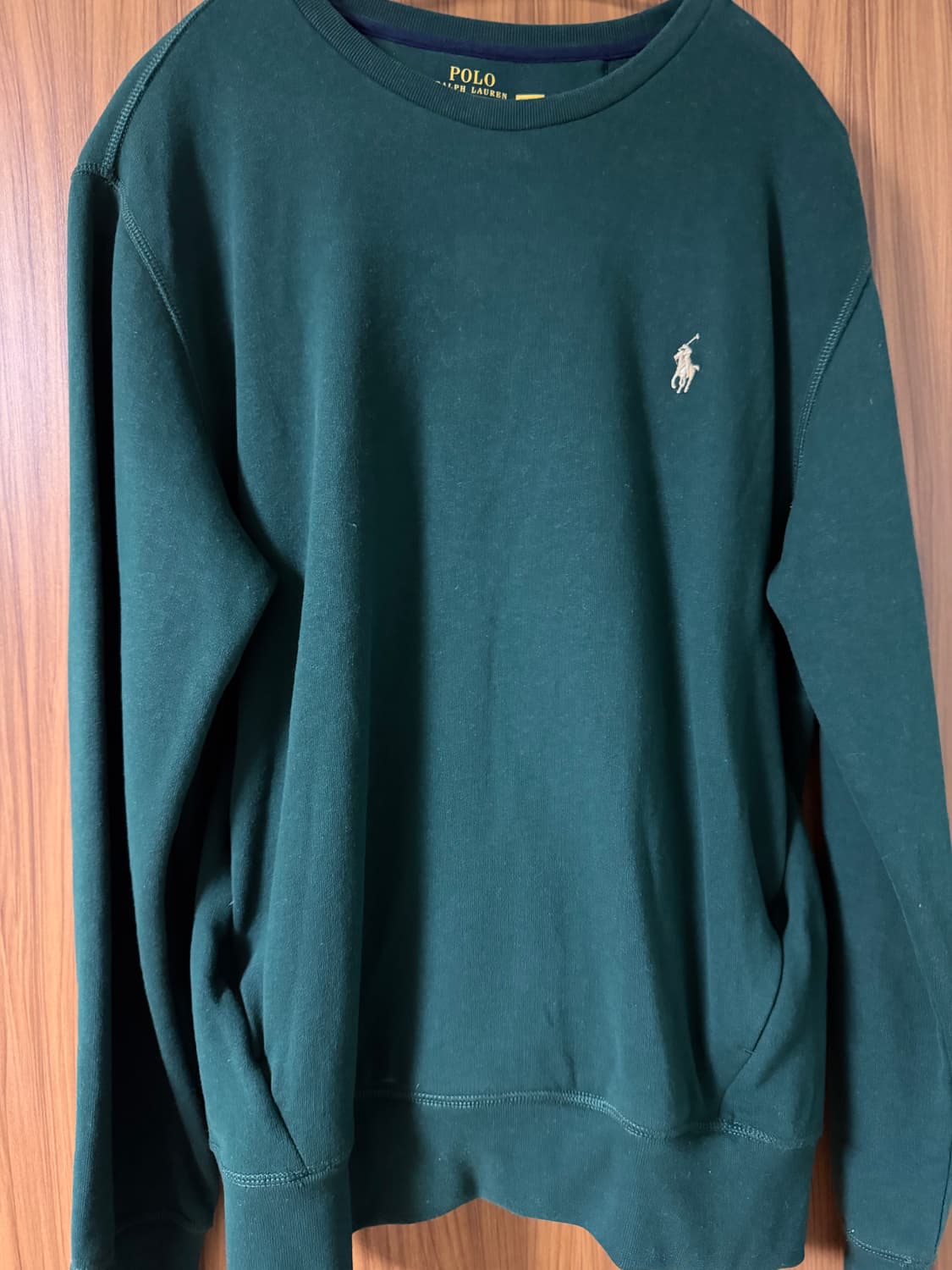 폴로 맨투맨 그린 상품이미지2