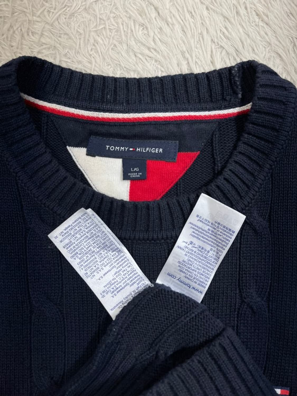 타미 힐피거 꽈배기 니트/#201 상품이미지5