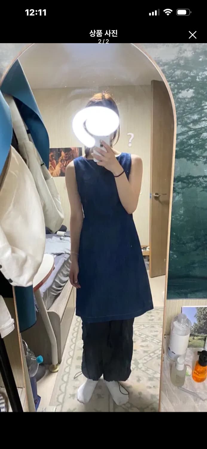 빈티지 청 원피스 상품이미지2