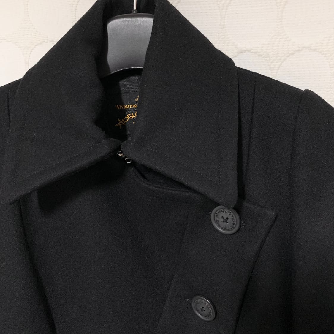 비비안 웨스트우드 블랙 울 코트 상품이미지7