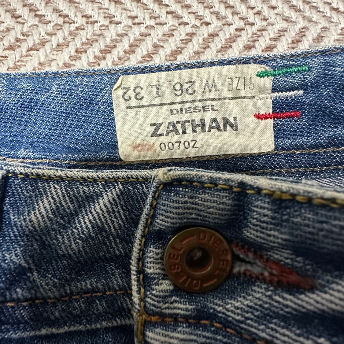 DIESEL italy made bootcut denim pants 상품이미지3