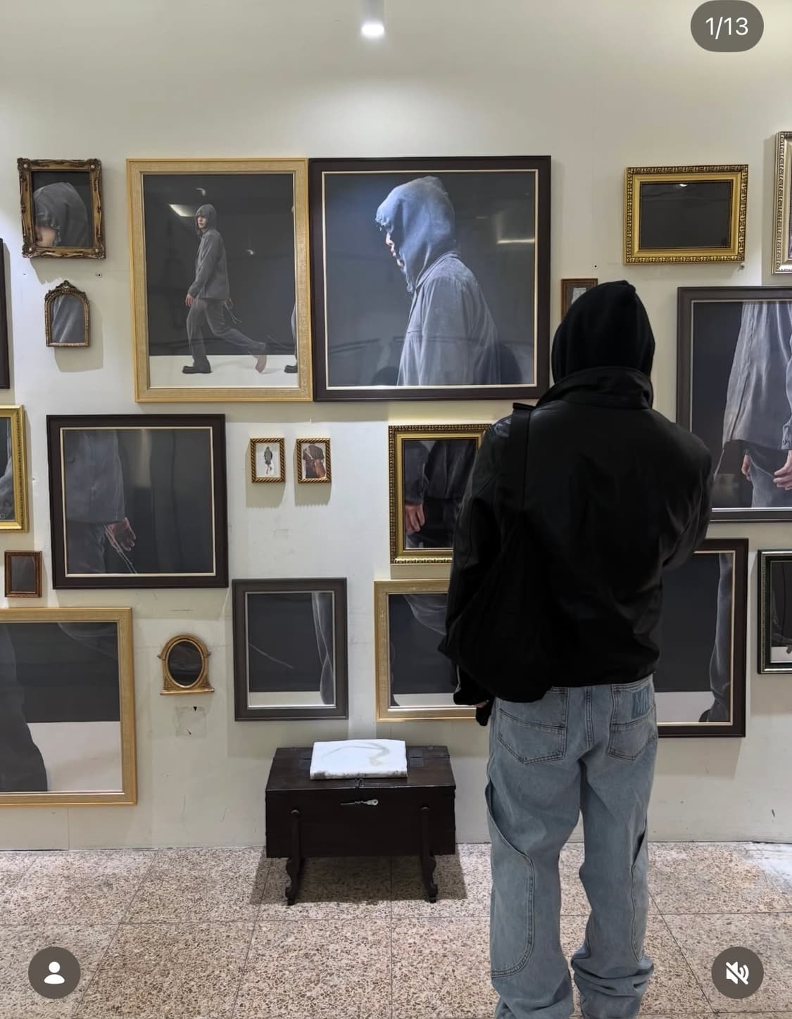 무신사 스탠다드 크링클 신세틱 레더 싱글 재킷 [블랙] XL 상품이미지1