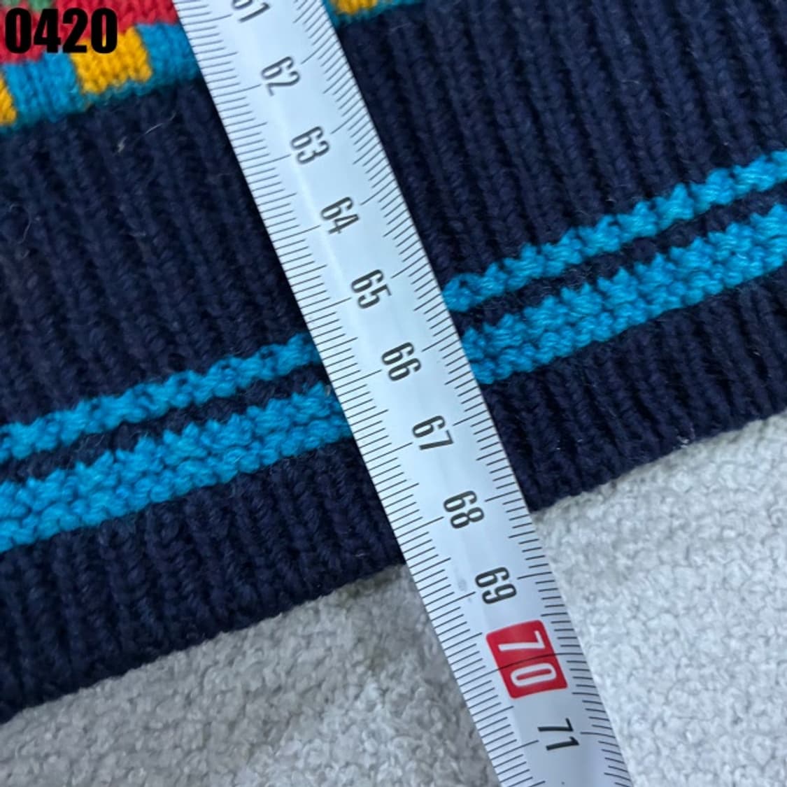 빈티지 케이블 패턴 가디건 m-l 상품이미지5