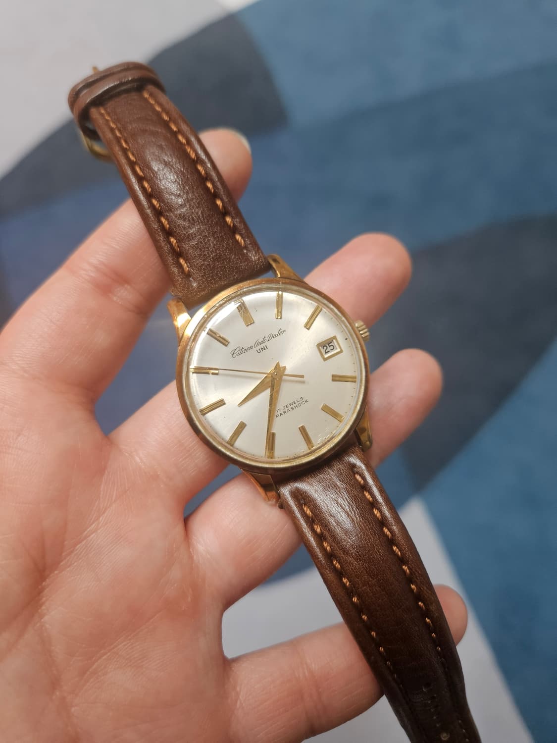 1960s 시티즌 오토 데이터 유니 빈티지 시계 상품이미지1
