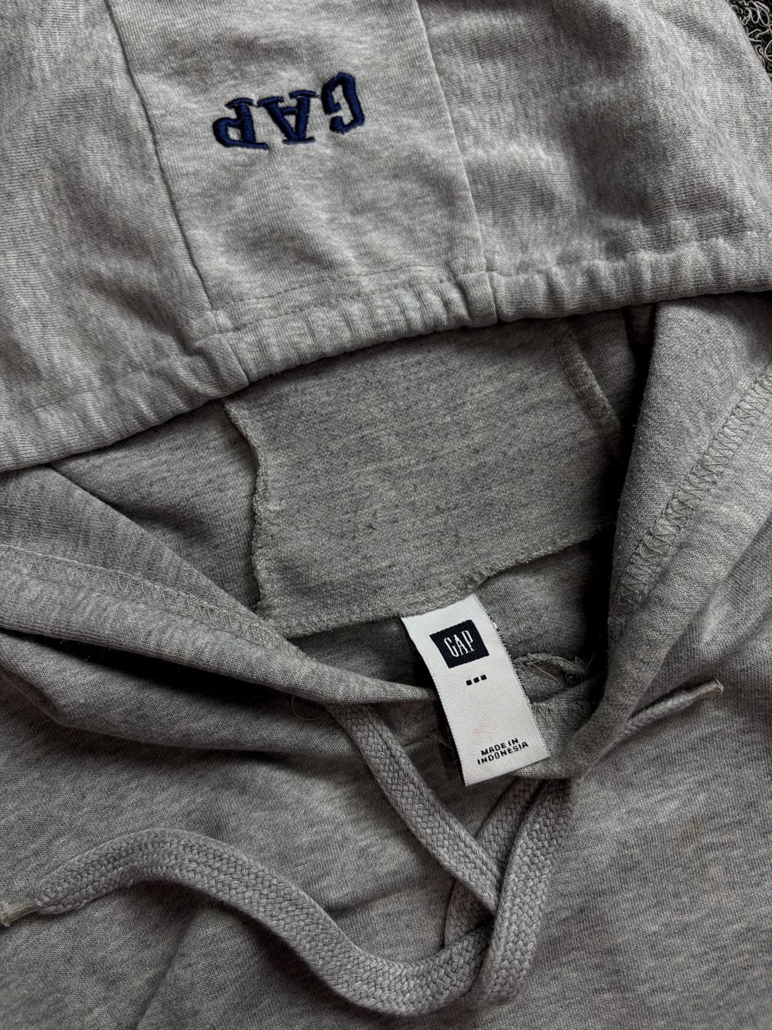 갭 빅로고 미니멀 박시핏 후드 티셔츠 1444 상품이미지3