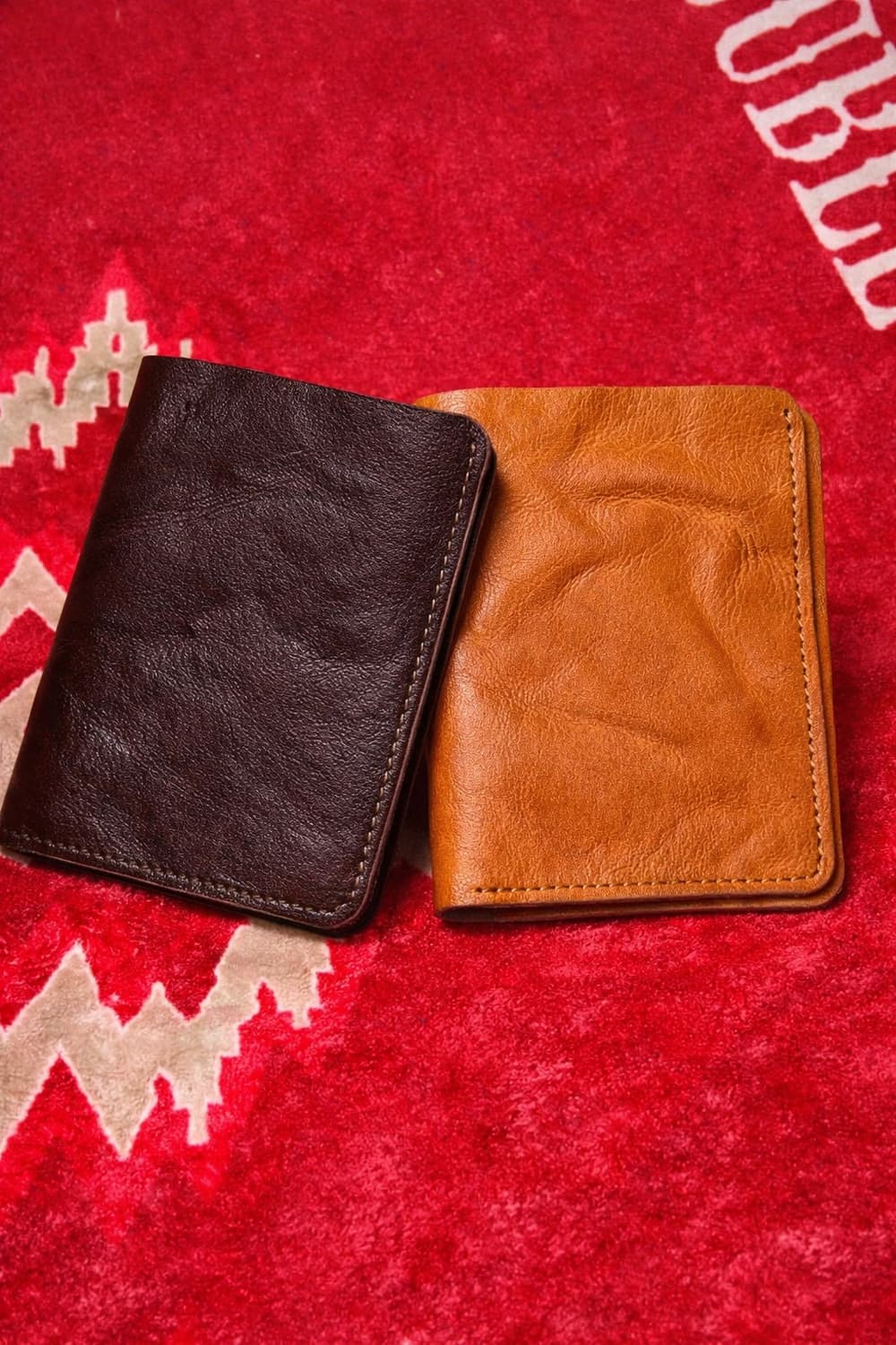 빈티지 에이징 주름 소가죽 지갑 상품이미지1