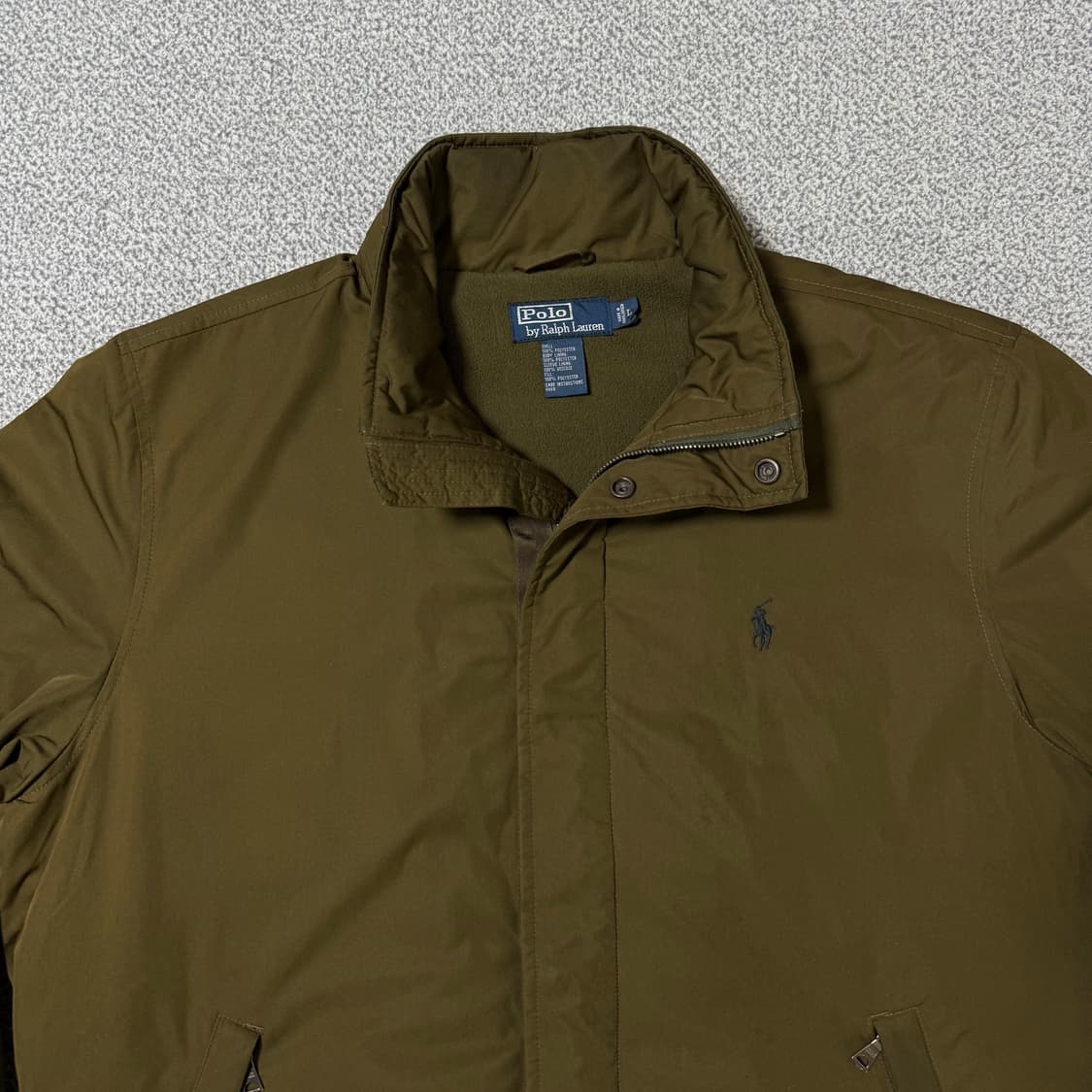 폴로 랄프로렌 기모 자켓 카키 105 상품이미지4