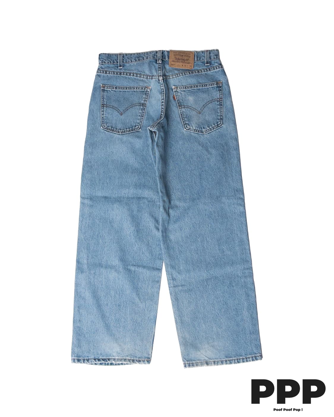 90’s 미제 오렌지탭 리바이스 567 엑스트라 와이드 레그 31x30 상품이미지9