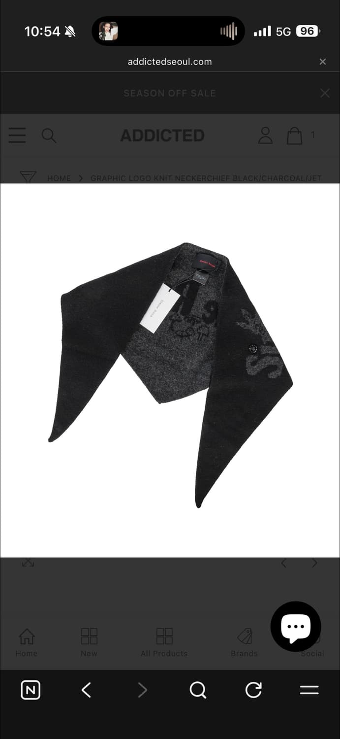 시몬로샤 그래픽 네커치프 머플러 상품이미지1