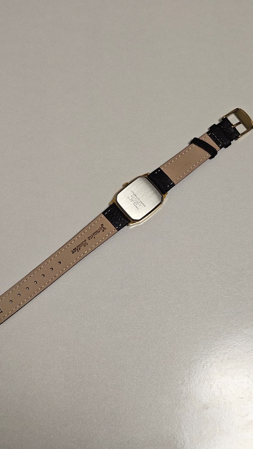 빈티지 시티즌 Forma 금장 가죽 시계 상품이미지6