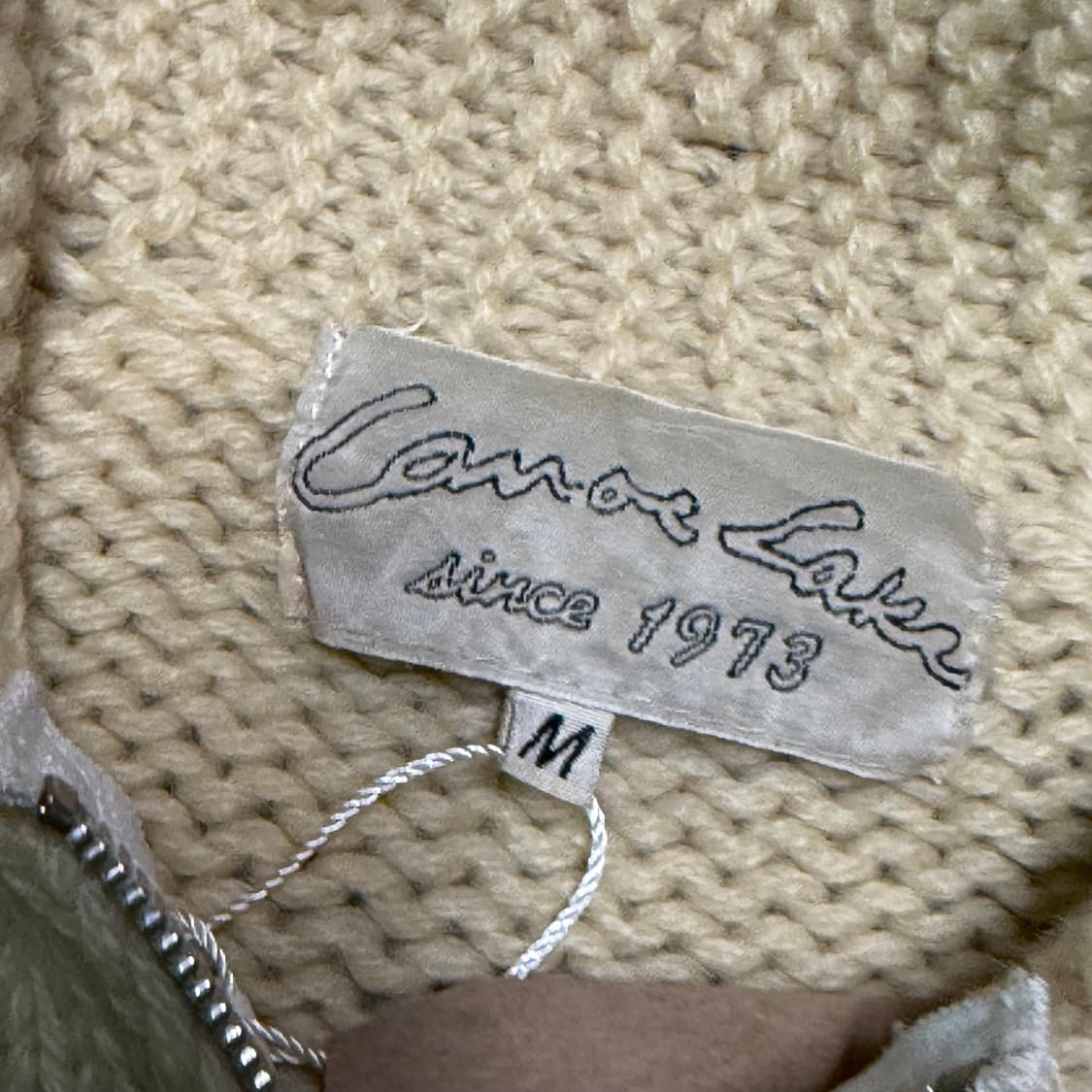 Canoe Lake 성조기 코위찬 스웨터 M 상품이미지4