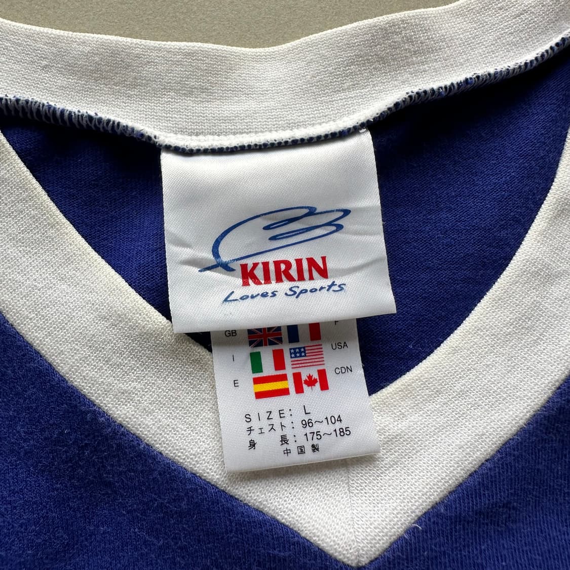 [L]아디다스 90s 일본 축구 국대 반팔 티셔츠 상품이미지5