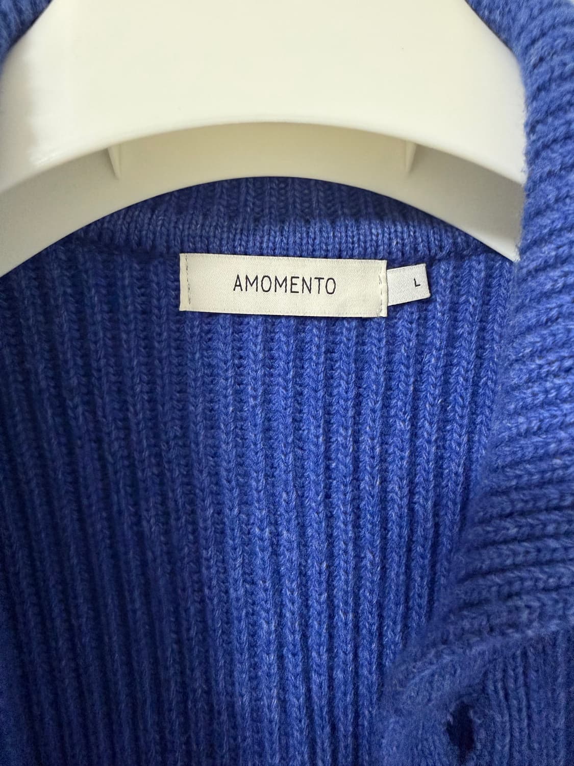 아모멘토 리브드 가디건 상품이미지5