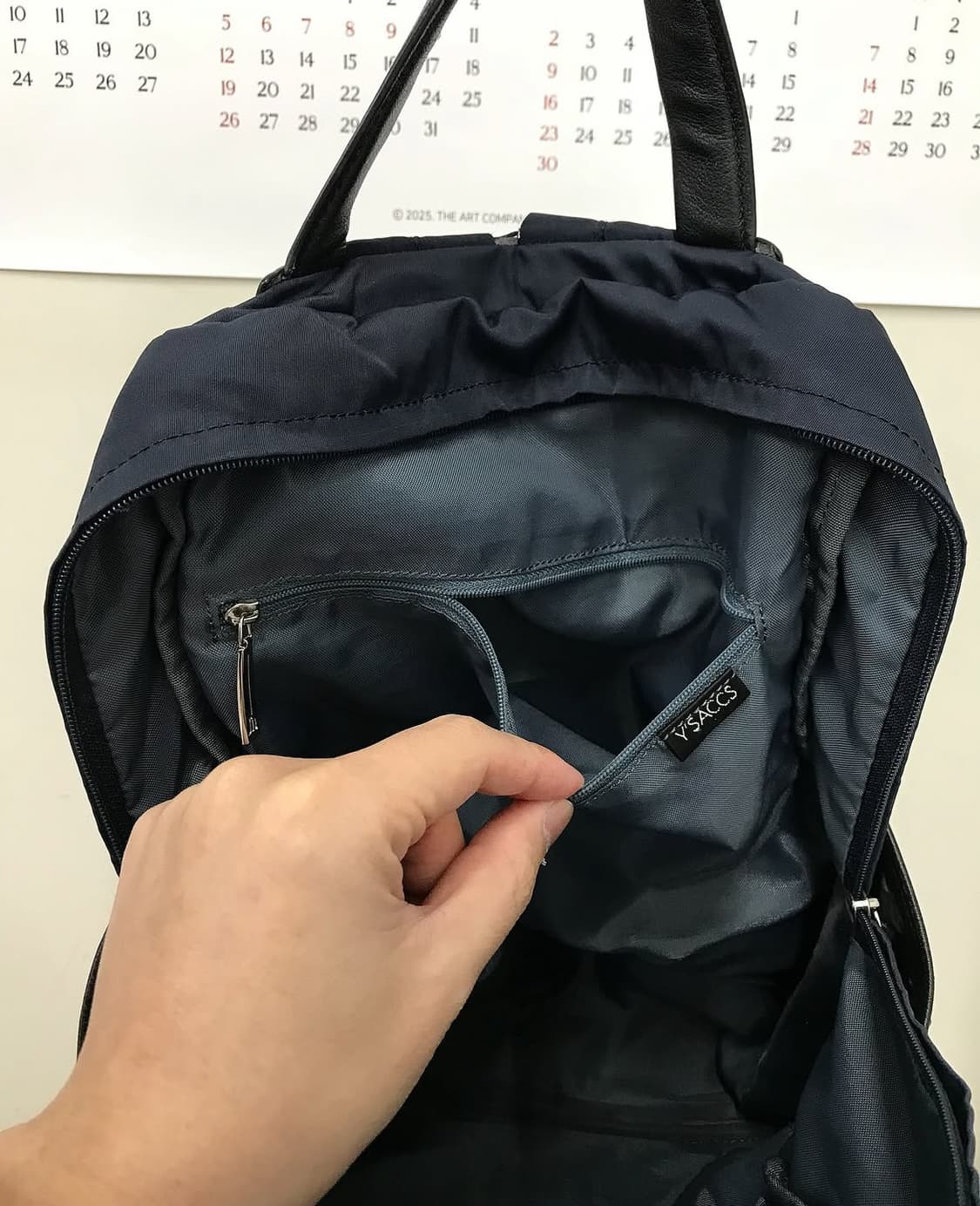 요지야마모토 가죽 로고 백팩 상품이미지10