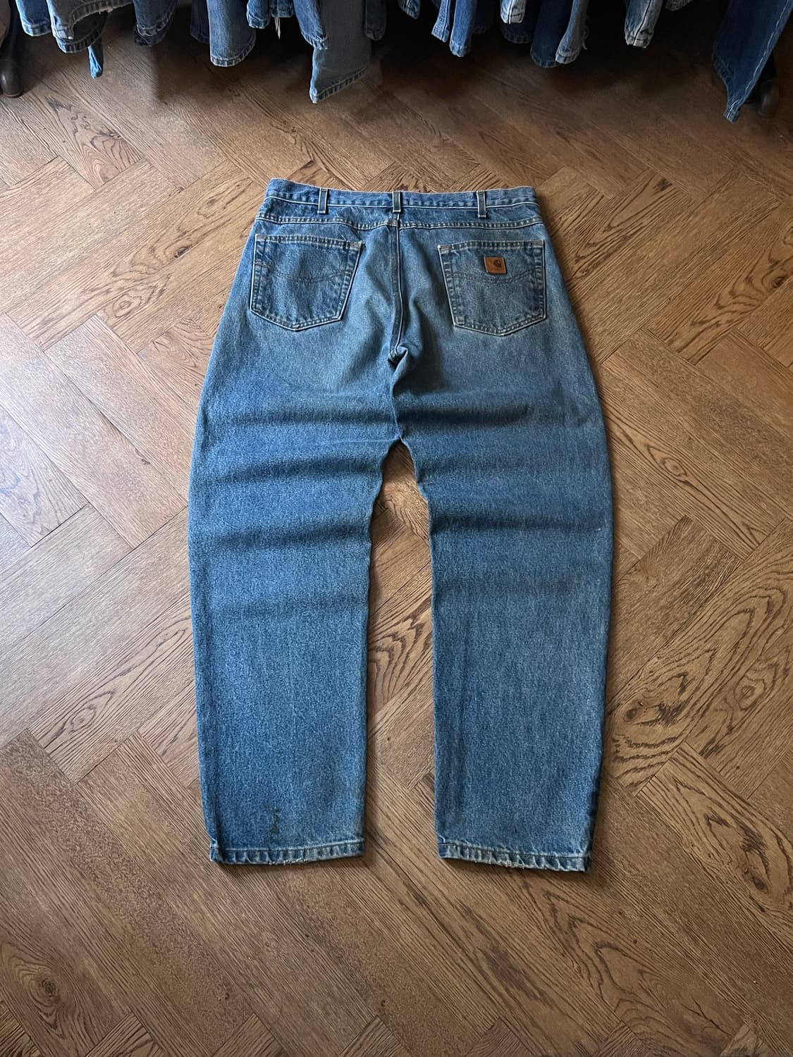 [36]칼하트 USA 더티워싱 워크 데님 팬츠 상품이미지2