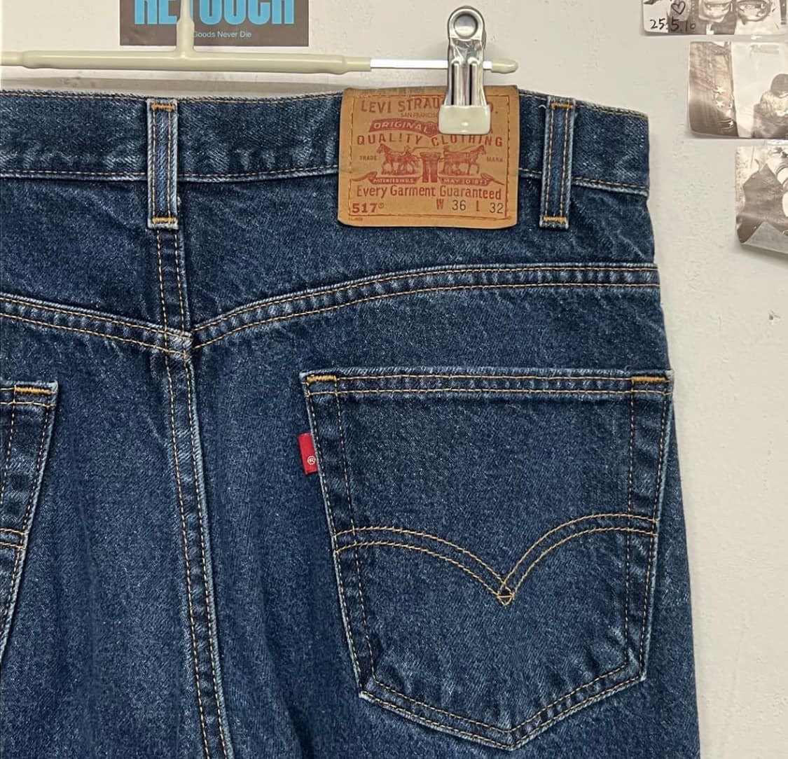 90's 리바이스 517 중청(Made in USA) 상품이미지6