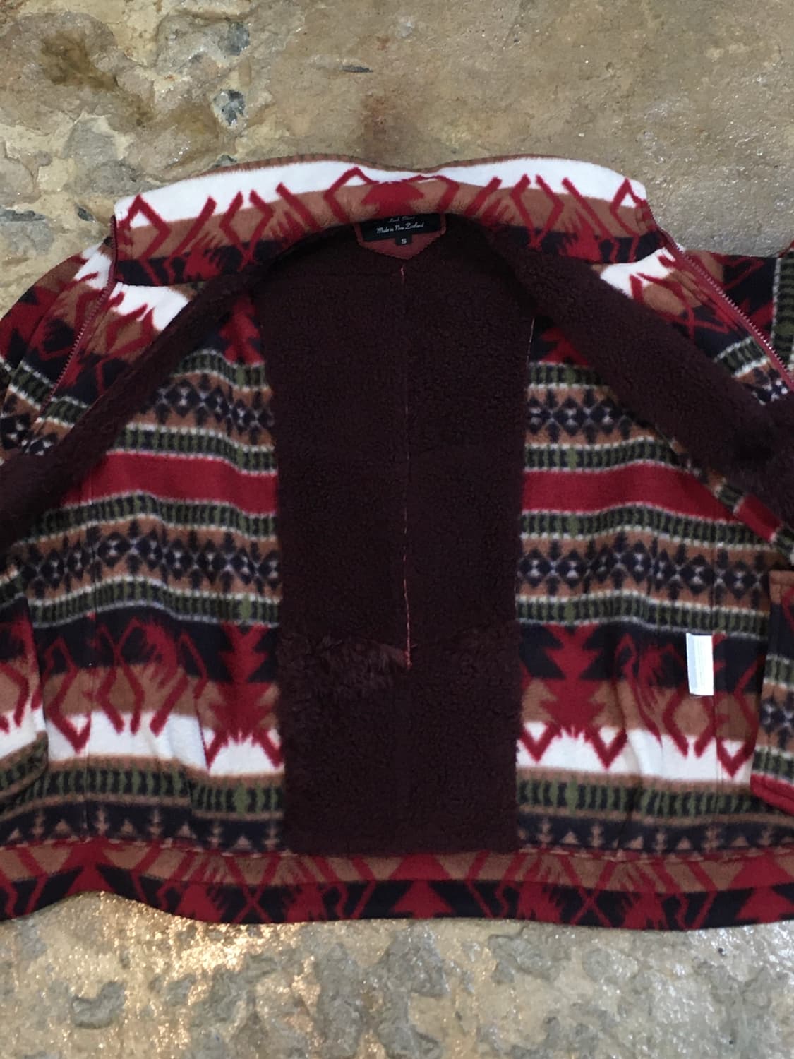 빈티지 뉴질랜드 램스킨 나바호 집업 상품이미지4