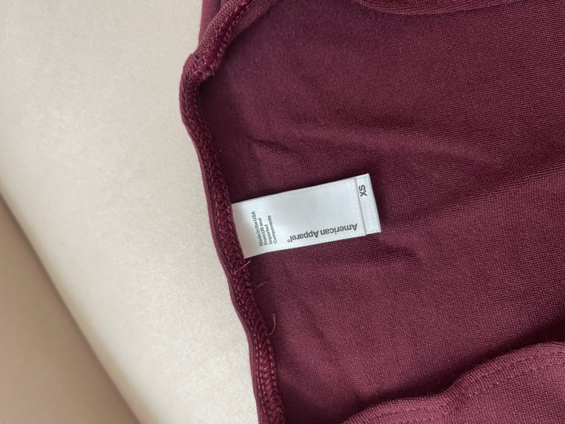 American Apparel 버건디 스케이터 드레스 새상품 상품이미지9