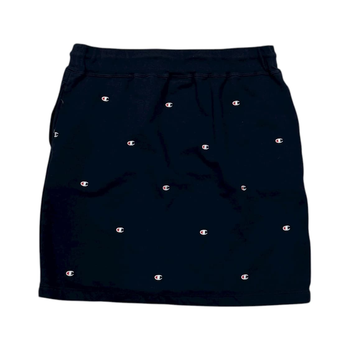 챔피온 일본판 재팬 로고자수 스웻 맨투맨 치마 셋업 세트 네이비 상품이미지7