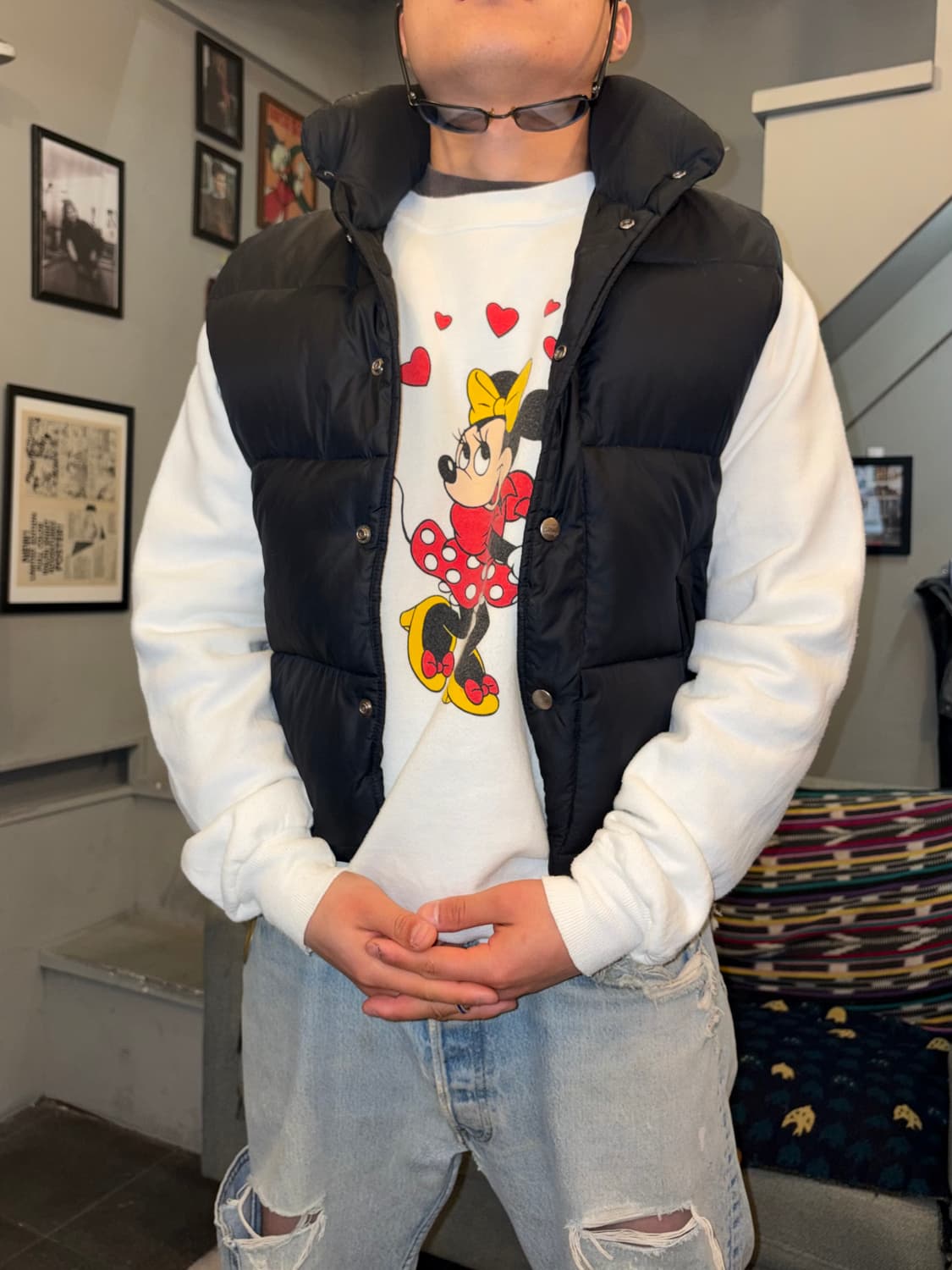 90’s Disney Minnie Mouse print sweats 상품이미지2