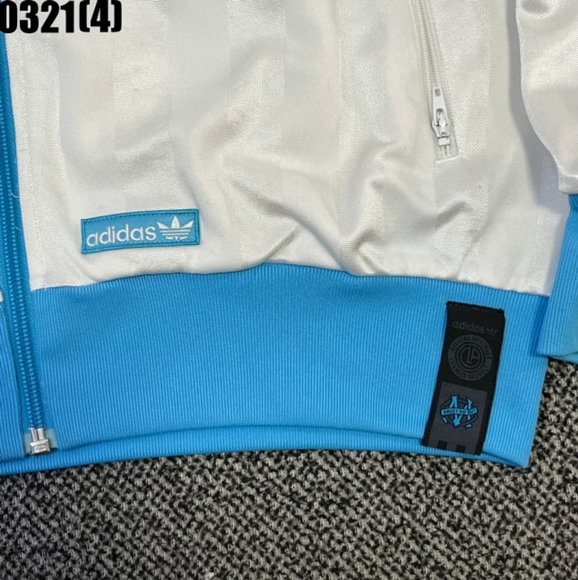 90 아디다스 올림픽 마르세유 트랙탑 져지 집업 자켓 0321(4) 상품이미지4