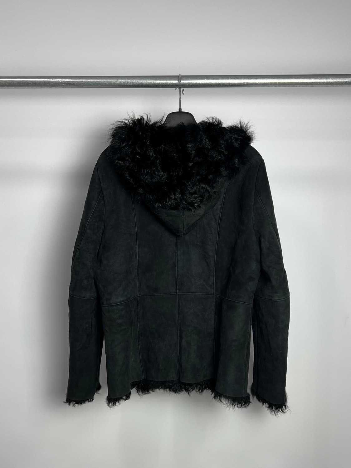 SANRIKA 양가죽 무스탕 후드 자켓 상품이미지7