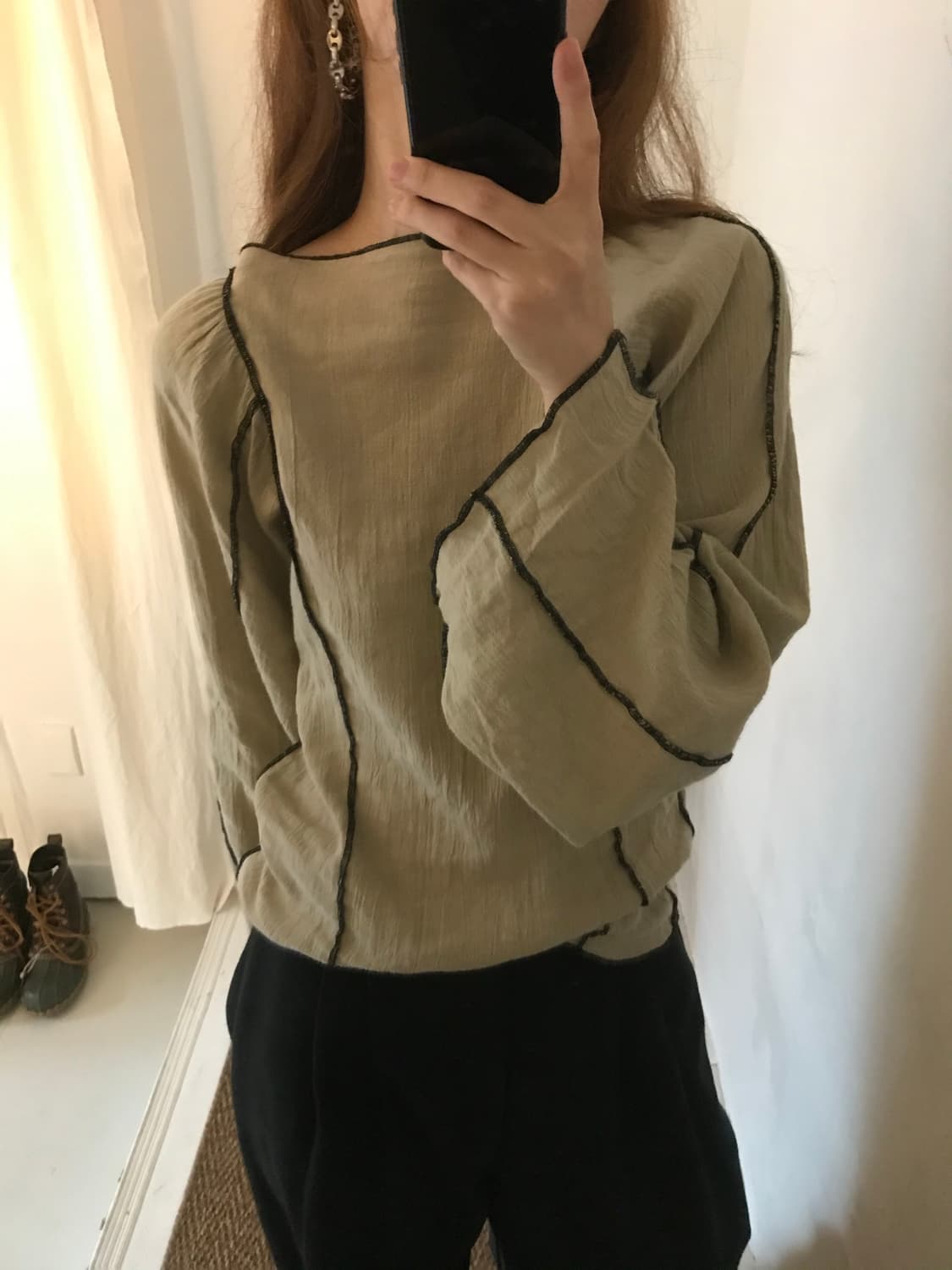 stitch point top 상품이미지8